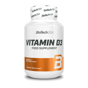  BioTechUSA Vitamin D3 tabletta - 120db